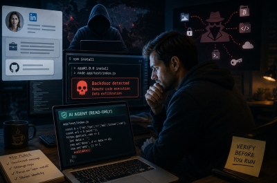 Бэкдор в вакансии мечты: как фейковый рекрутер охотится на разработчиков - и почему ИИ теперь по обе стороны баррикад